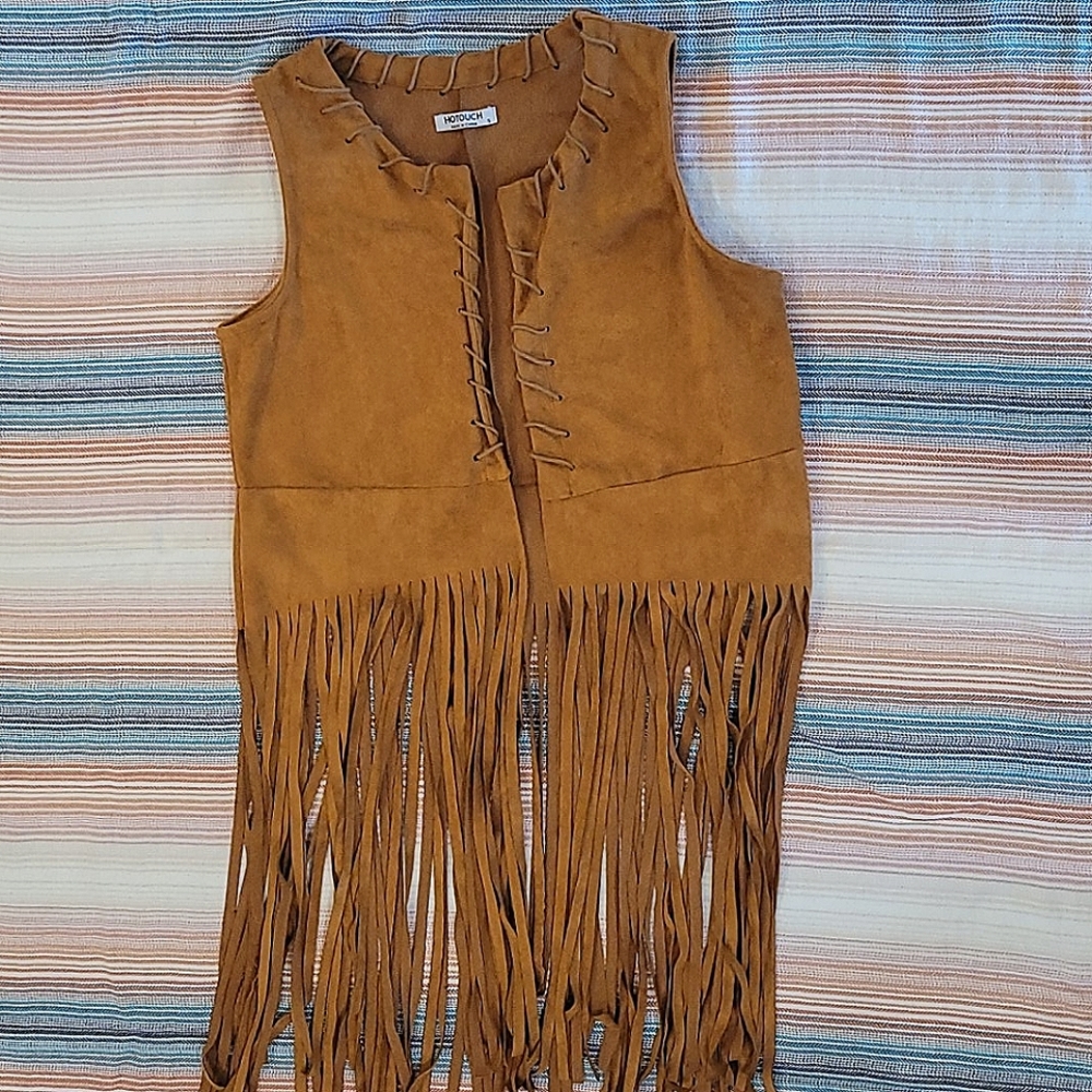 Suede Vest Small